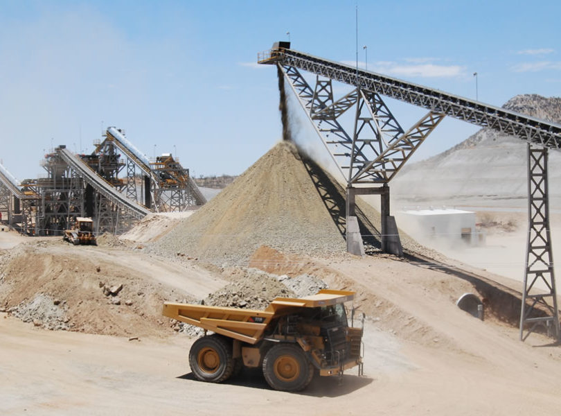 Timmins Gold Corp. - Ore from Primary Crusher Going to Secondary and Tertiary Crushers