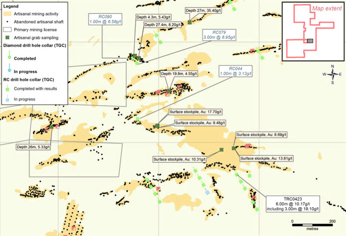 Mgusu Target, Tembo Project - Phase 1 Drilling Status