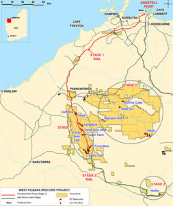 West Pilbara Iron Ore Project Location