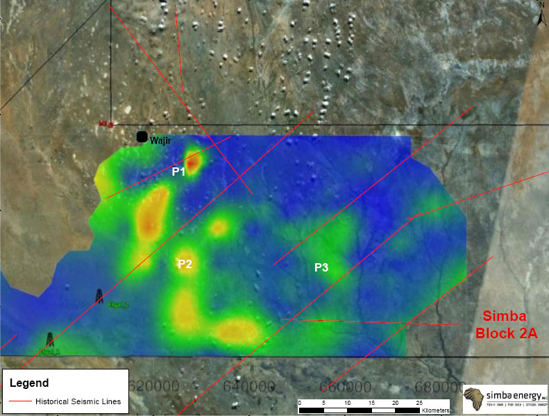 Simba Block 2A, Passive Seismic Results, Kenya