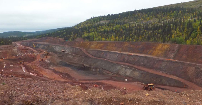 View of the James Mine (August 2012)