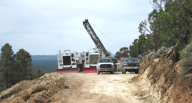 Photo of Gold Springs Jumbo area drill rig