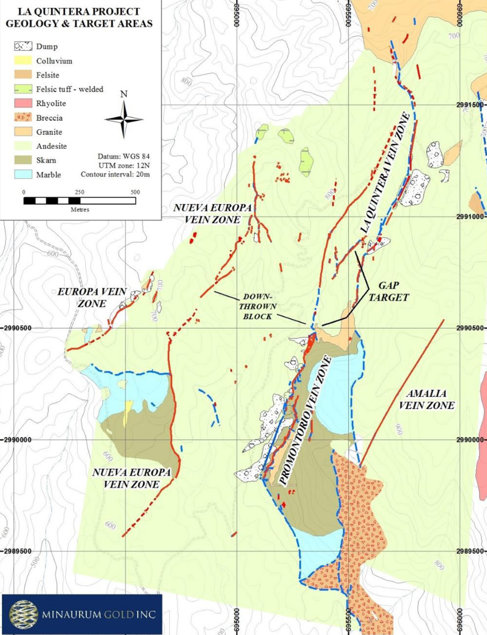 Alamos Project Geology & Target Areas