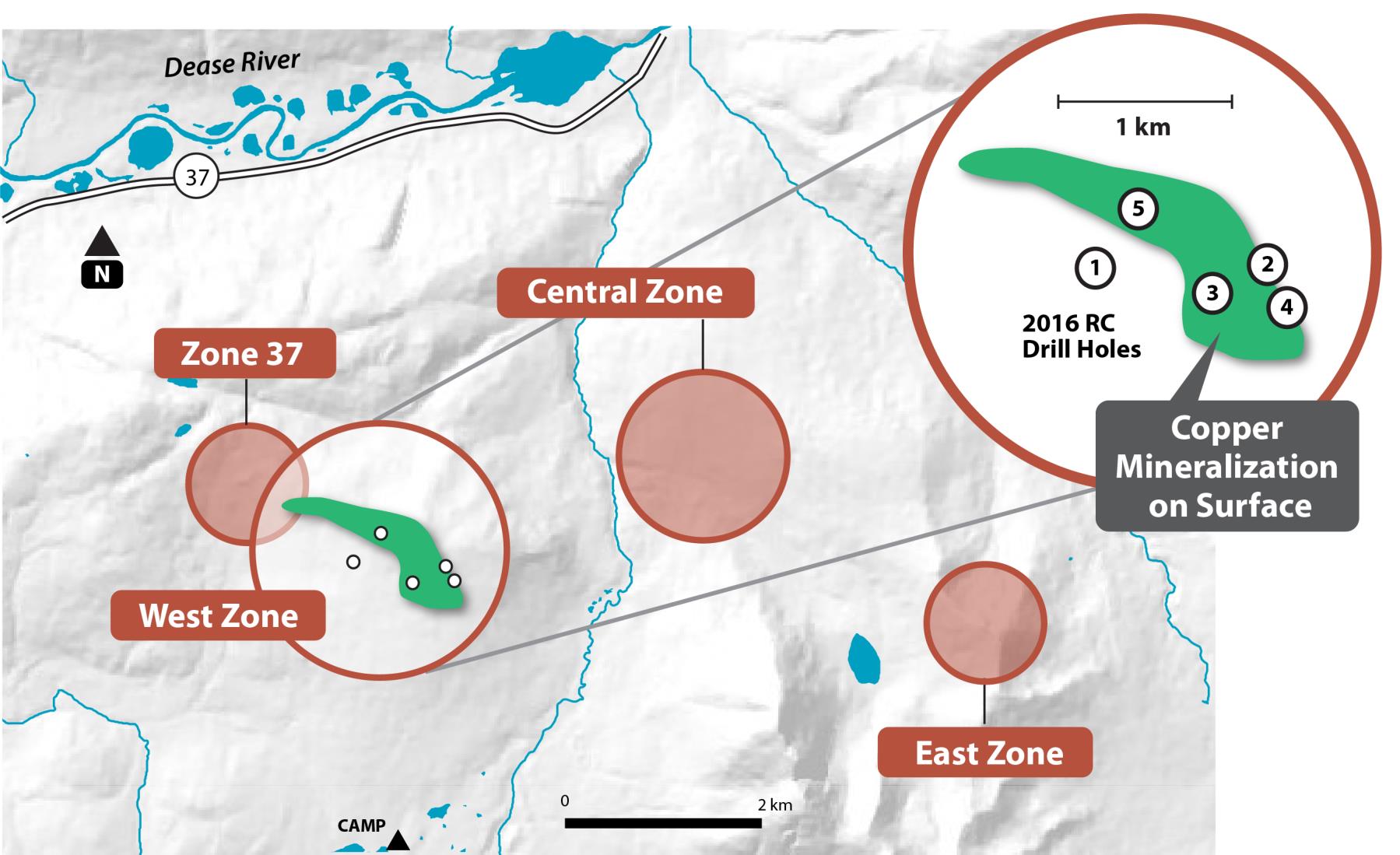 Pyramid - West Zone Drilling Area