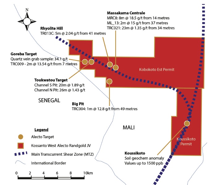 Alecto Minerals ALO Kossanto Mali