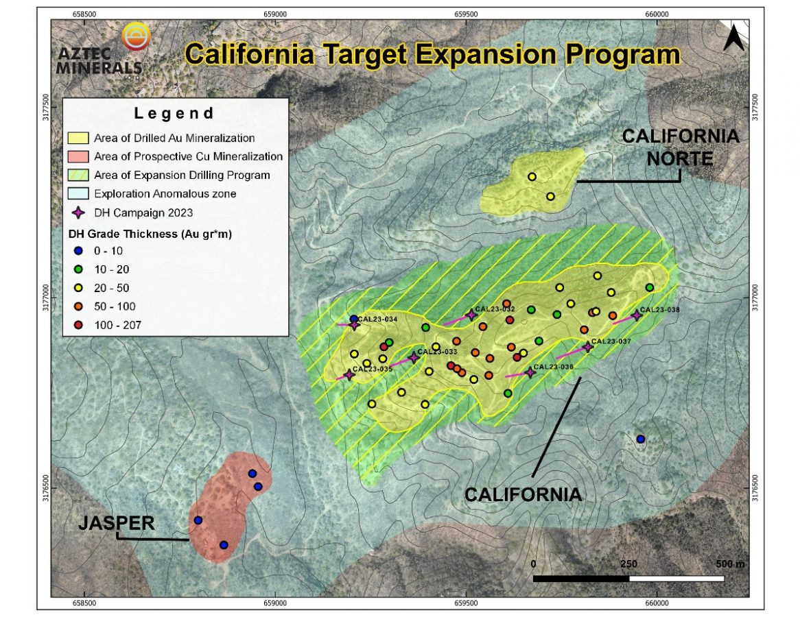 Aztec Minerals completes first 7 of 11 holes at Cervantes – Caesars Report