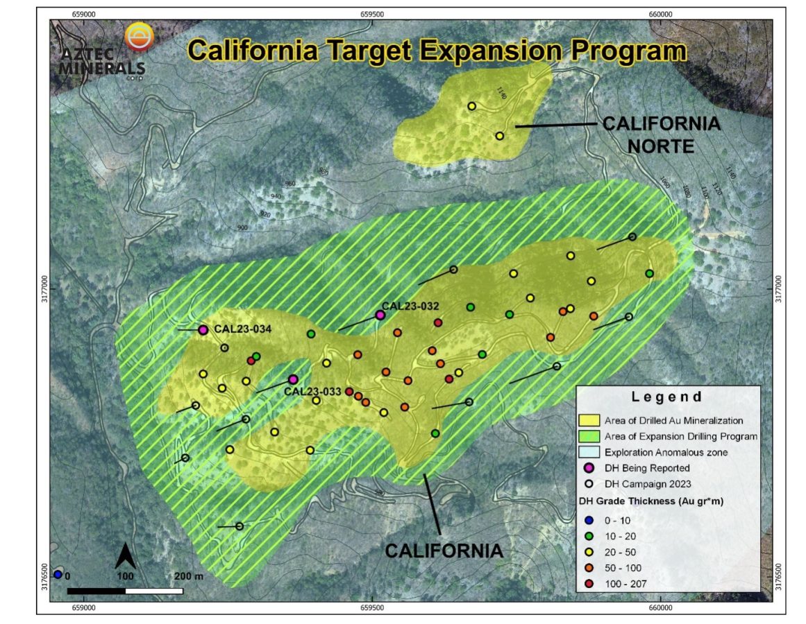 Aztec Minerals releases high-grade assay results in first drill update ...