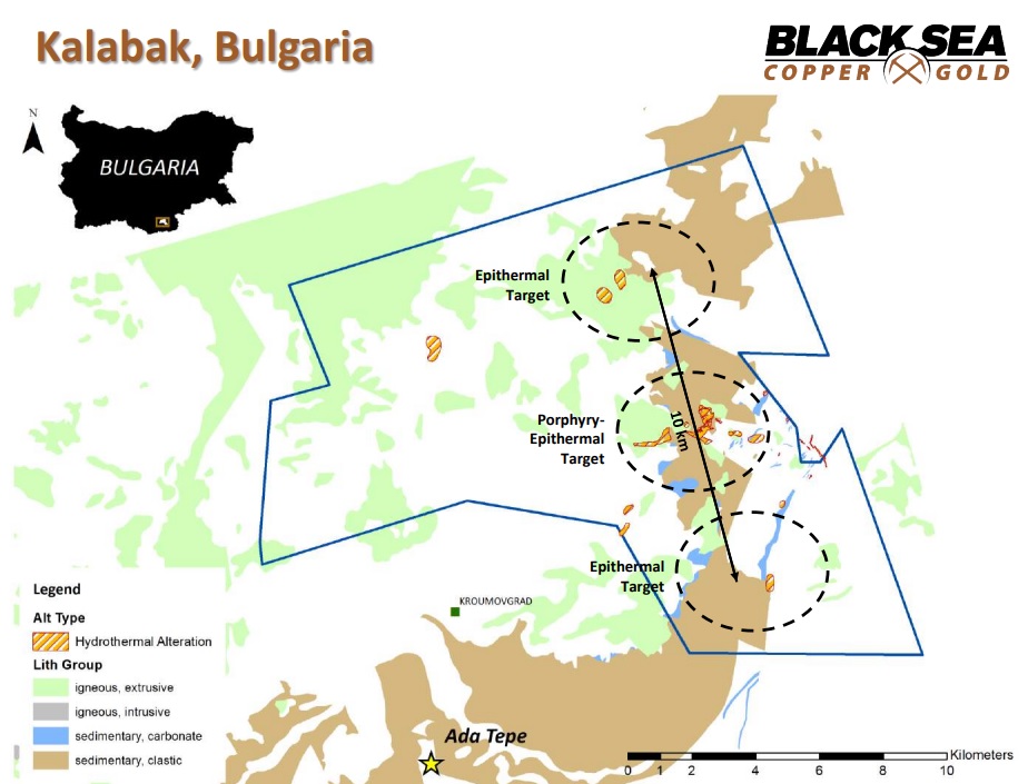 Black Sea Copper Gold BLS Kalabak