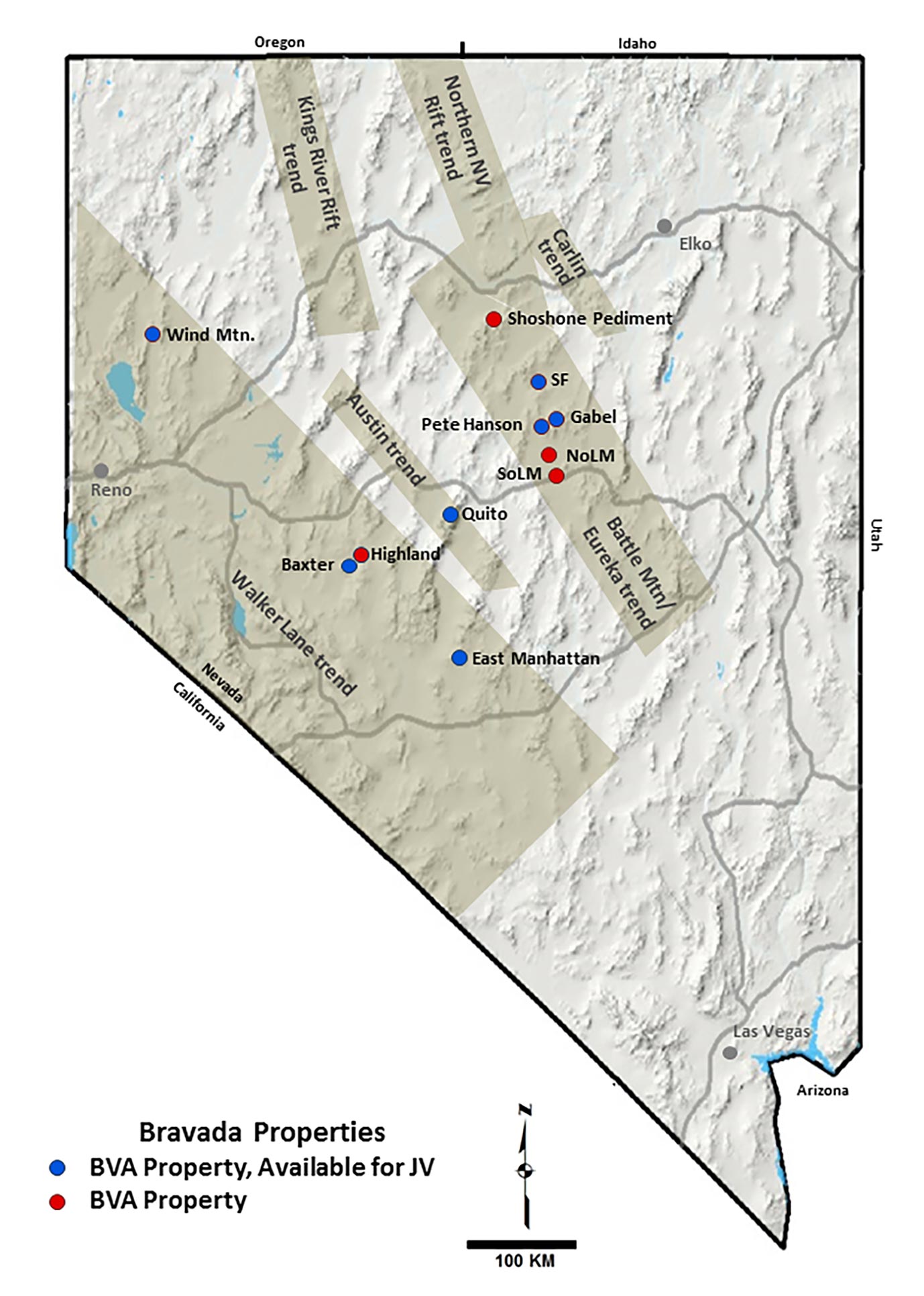 Bravada Property Map