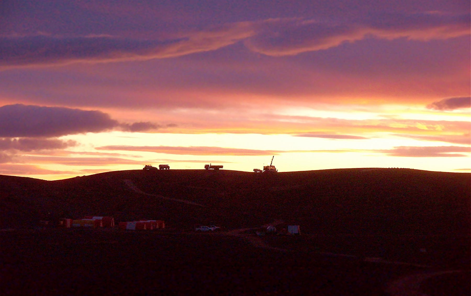 Drilling at the Las Calandrias project in Argentina