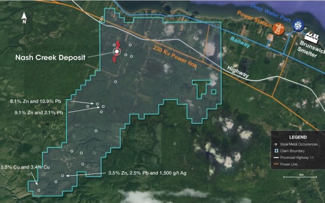 Callinex Mines plans a 20-40 hole drill campagin at Nash Creek