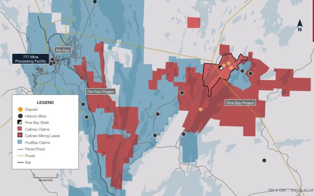 Callinex Mines started a deep IP survey at Pine Bay