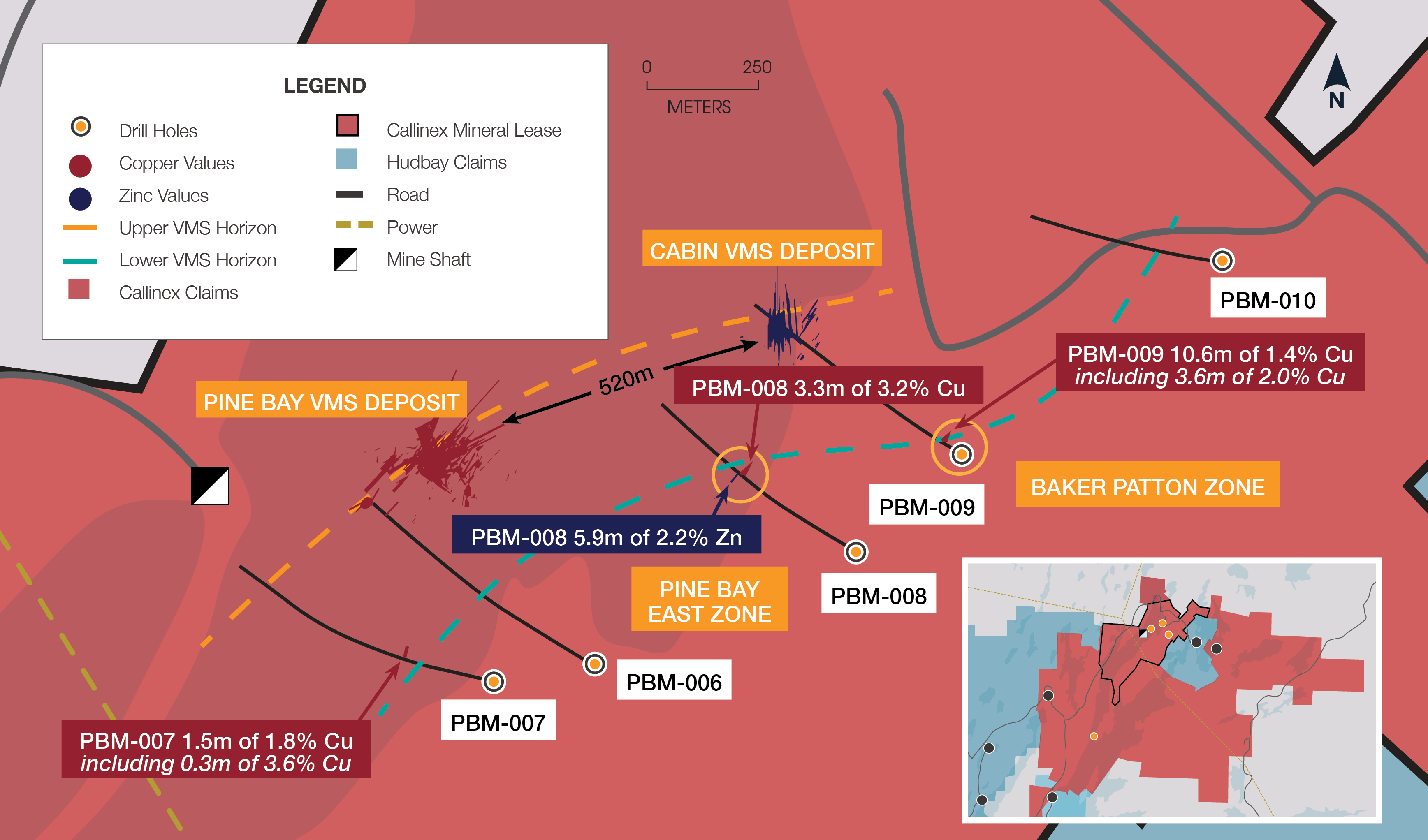 Callinex Mines CNX Pine Bay