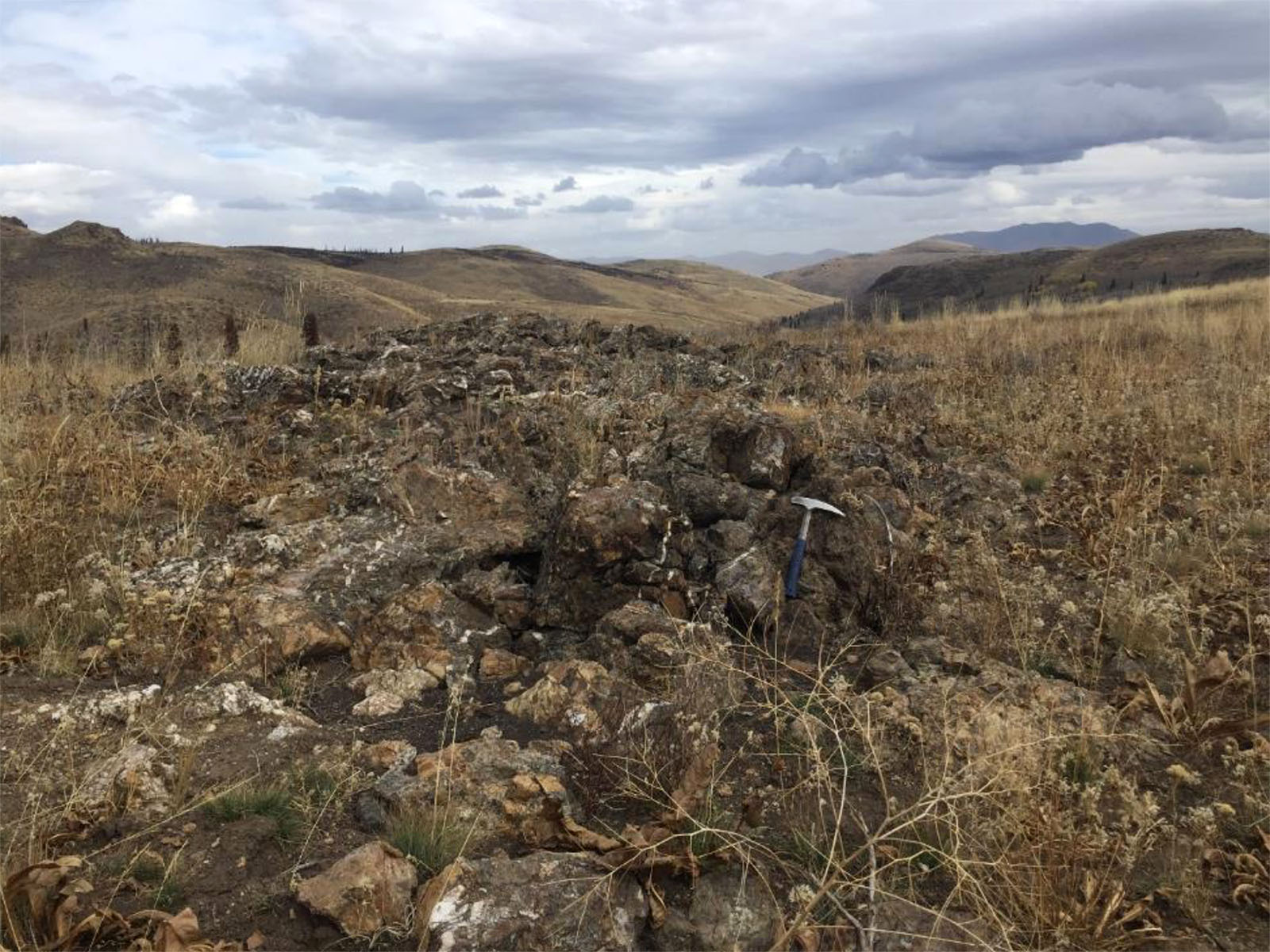 Cobb Creek - Outcrop at McCall target