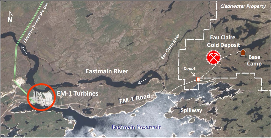 Columbus Gold CGT Eastmain Resources ER