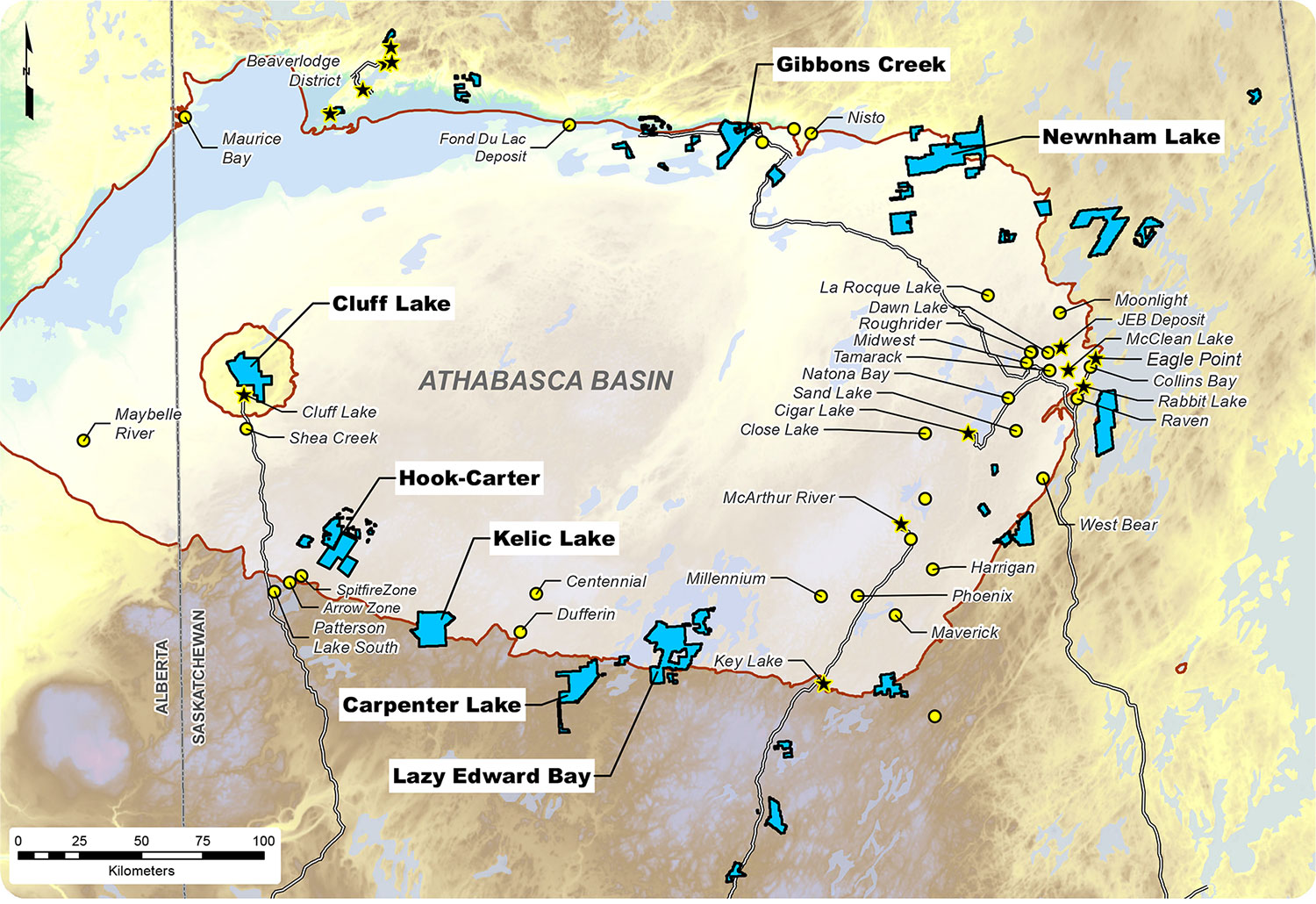 ALX Uranium Projects Overview