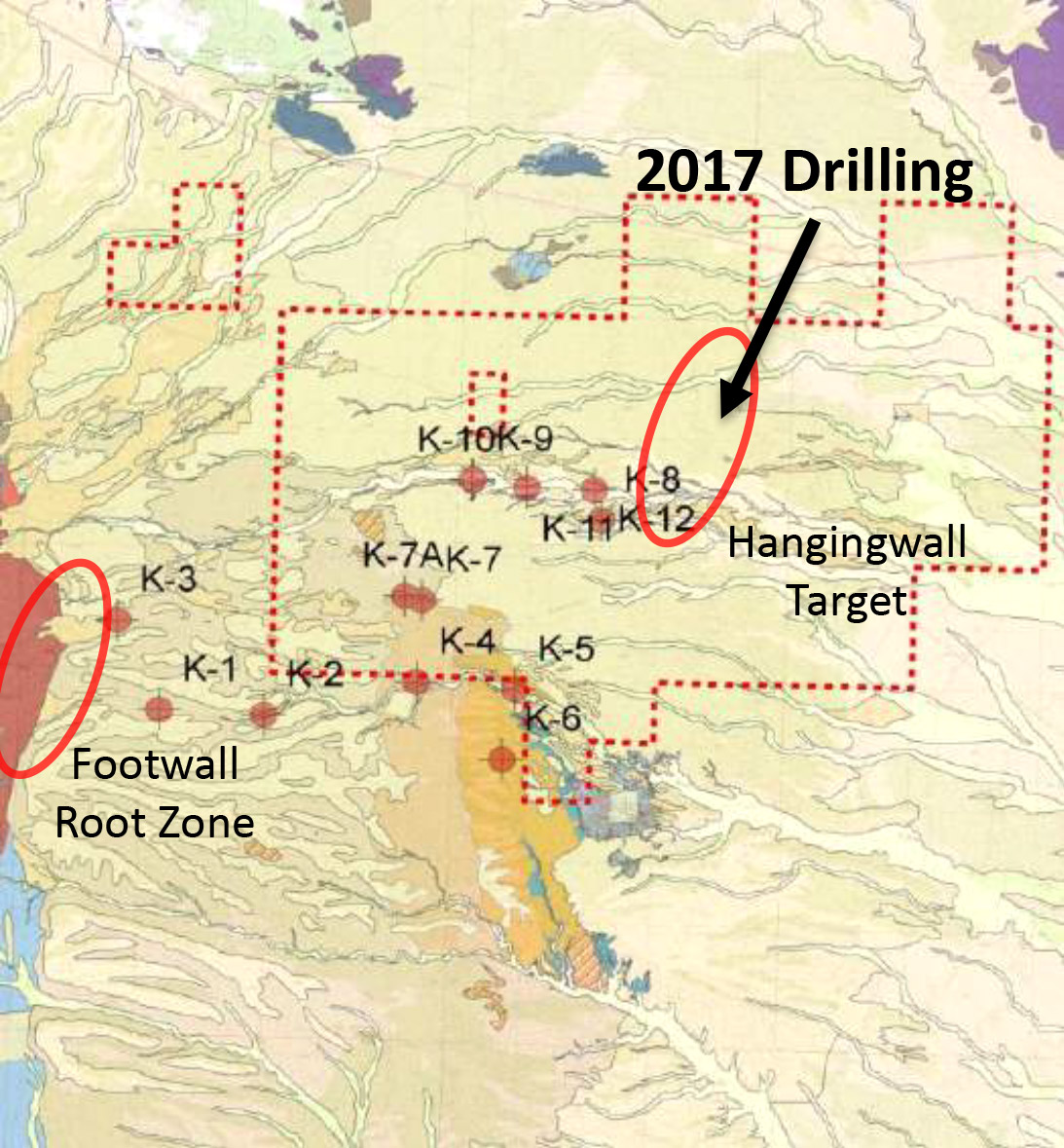 Drill Hole Map