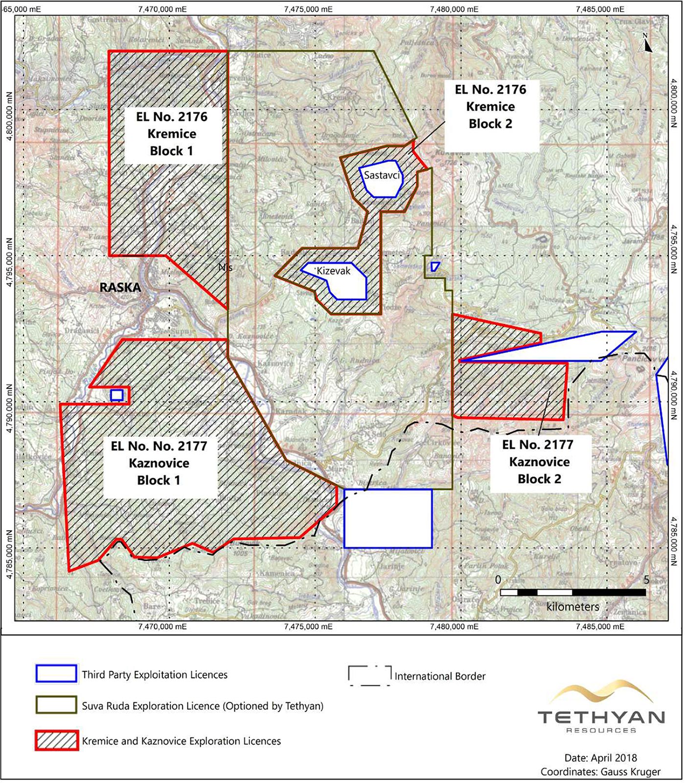 Kremice and Kaznovice Exploration Licences