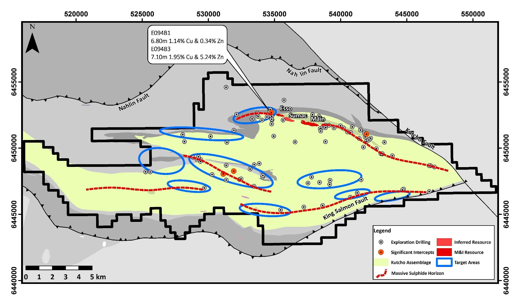 Kutcho Exploration Targets