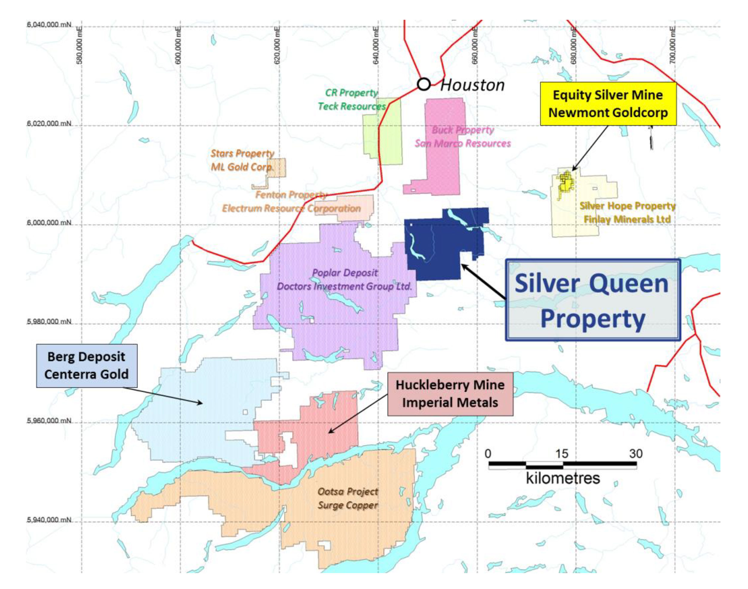 Silver Queen Location and Infrastructure