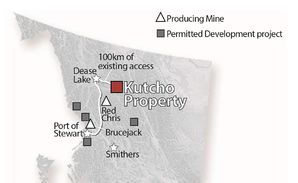 Kutcho Project in northern British Columbia, Canada