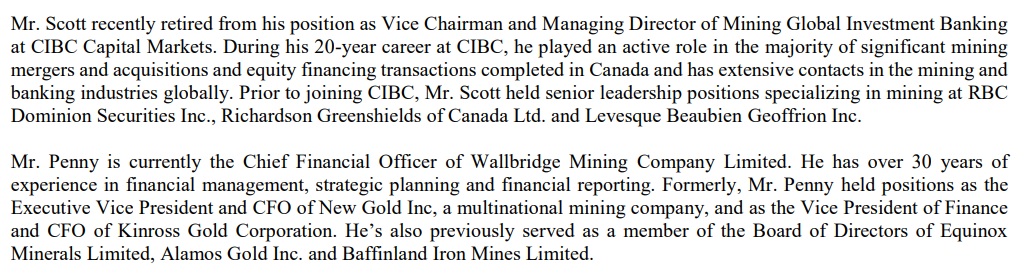 Maverix Metals MMX Directors