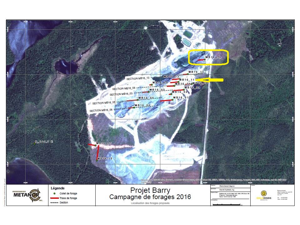 Metanor Resources MTO Barry 1