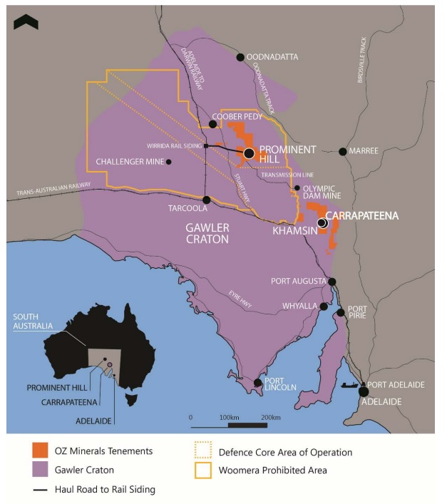 OZ Minerals OZL Carrapateena 1