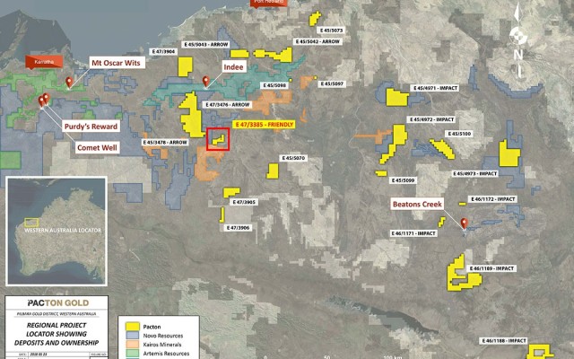 Pacton Gold tumbles on Novo exploration update