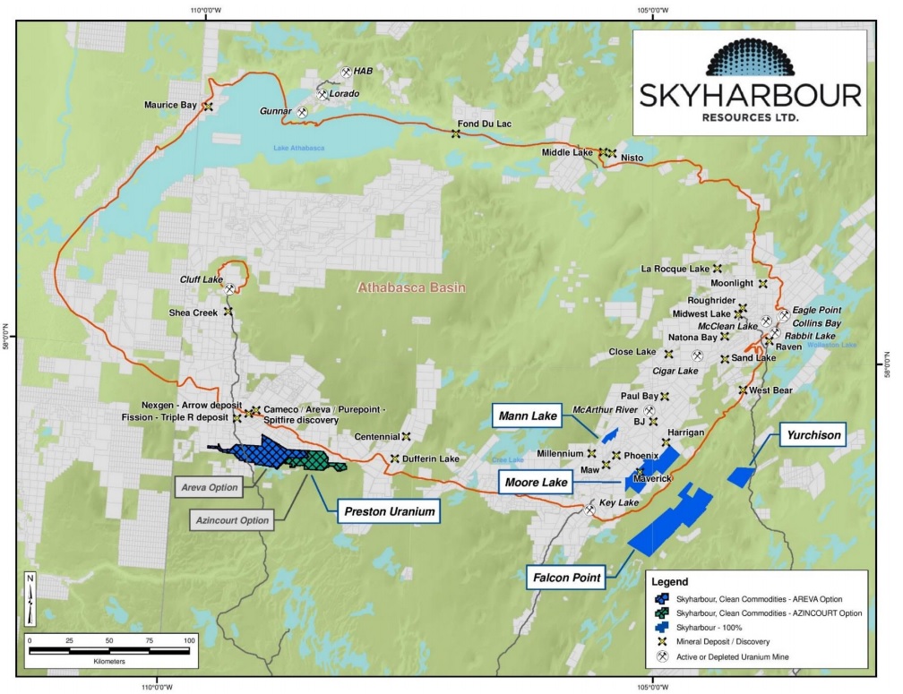 Skyharbour Resources project location