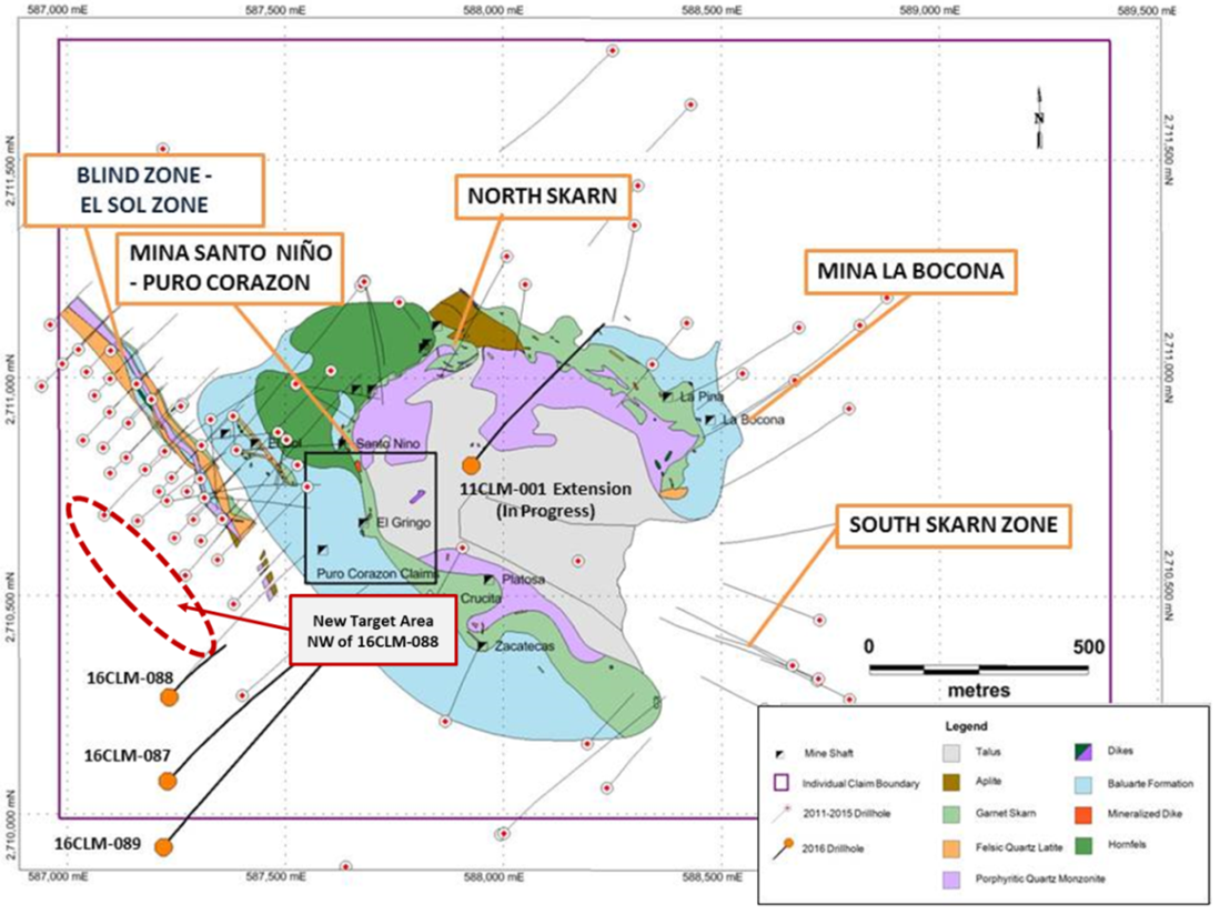 Southern Silver Exploration SSV Cerro Las Minitas