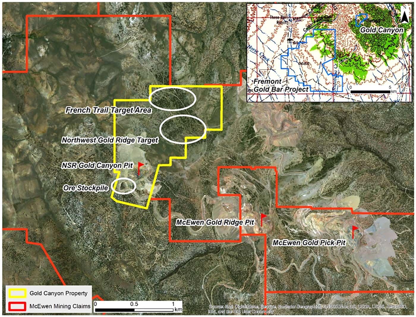 Gold Canyon Location Map