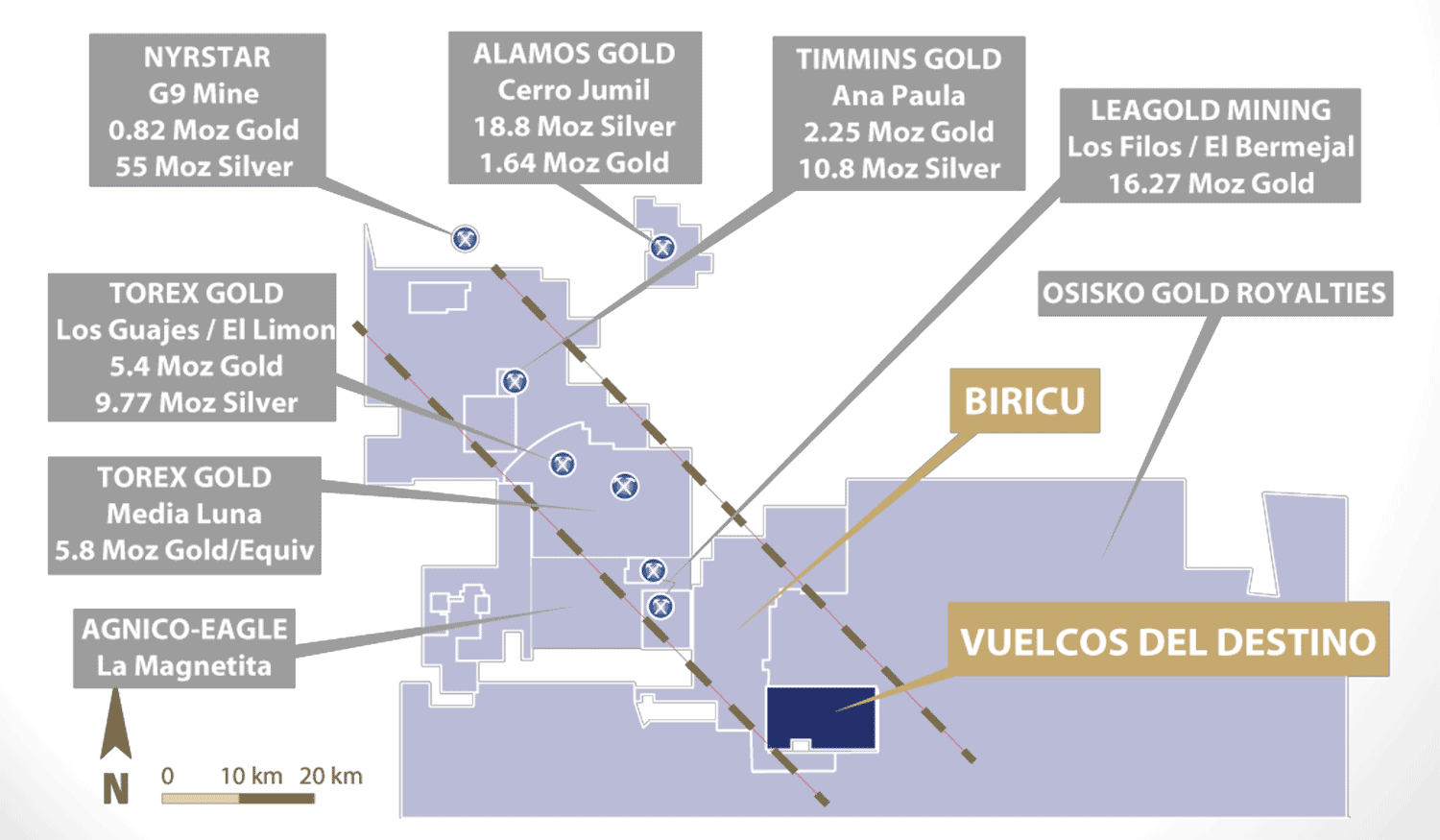 Guerrero Gold Belt: Over 31 million ounces of gold discovered in the belt since the late 1990s
