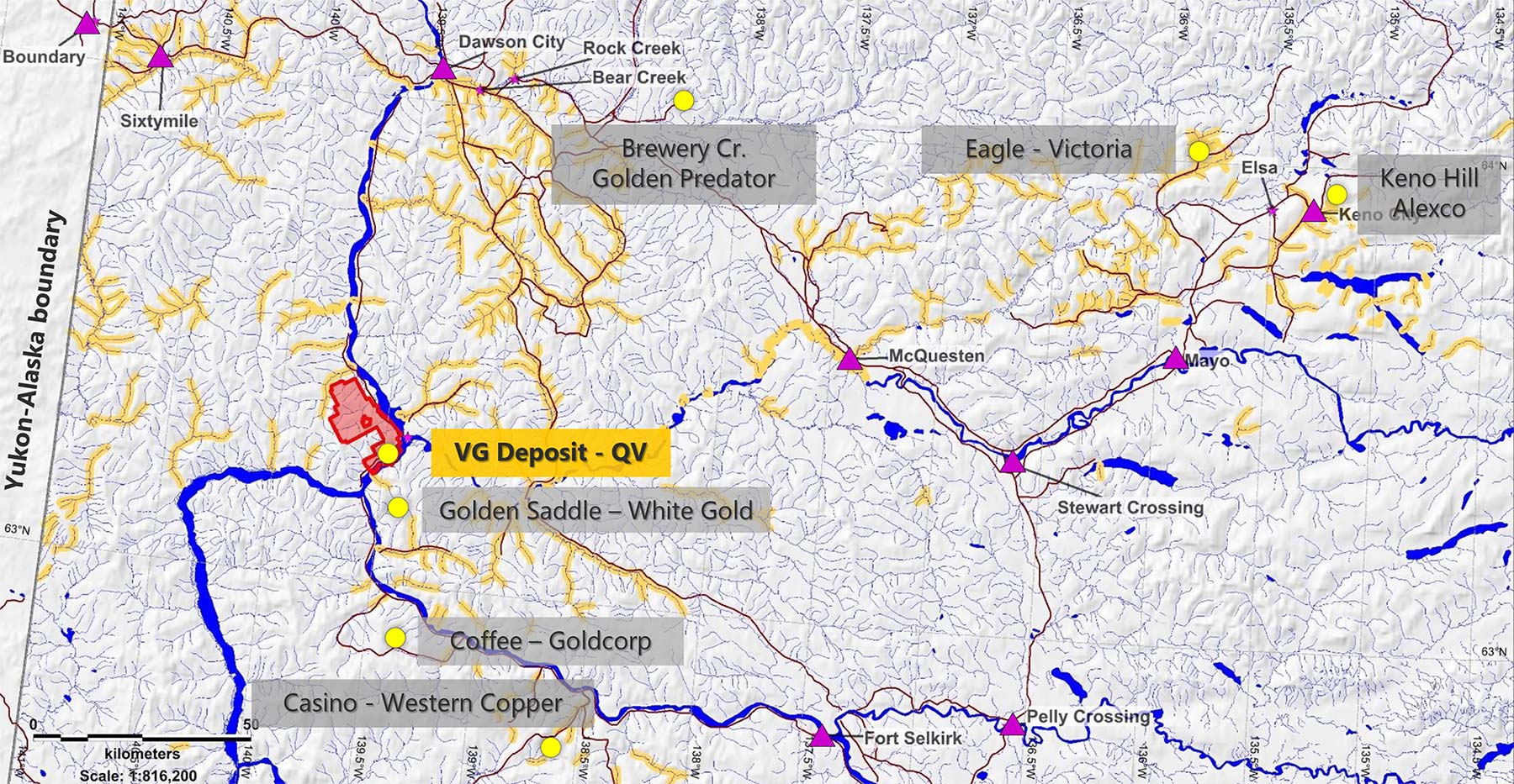 Qv Project, Yukon - White Gold District Geology
