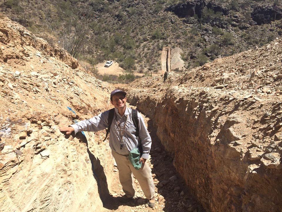 John-Mark Staude (President and CEO) at the Glor Site