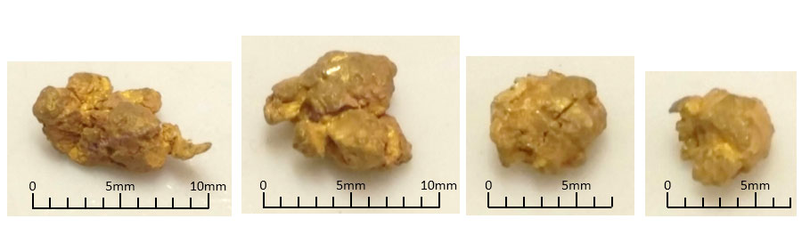 Pilbara gold nuggets