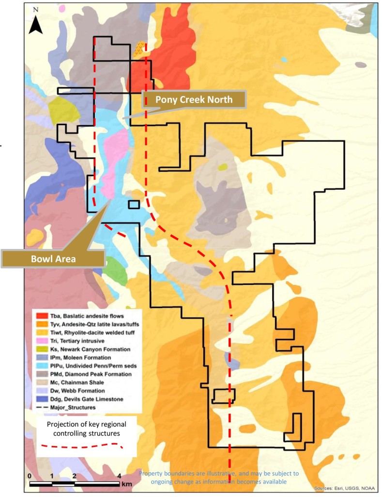 Pony Creek - Geology